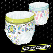 Carregar imagem no visualizador da galeria, DODOT Ninjamas Pañal Branguita Para Pijama Con Naves Espaciales, 54 Pañales De Pijama, 8-12 Años, 27kg-43kg, Protección Contra Fugas Toda La Noche
