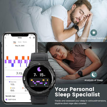 Carregar imagem no visualizador da galeria, Kospet Tank S1 Negro - Relógio Inteligente para mulher ou homem, 1.3&quot; AMOLED, Smartwatch com Chamadas Bluetooth e Whatsapp Notificação, Resistente a Água 5ATM
