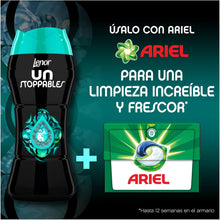 Carregar imagem no visualizador da galeria, Lenor Unstoppables pérolas suavizante de perfume para roupas, 127 lavagens (6 x 285 g), potenciador de frescura para lavagem, fragrância fresca
