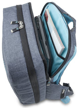 Carregar imagem no visualizador da galeria, ELITE BAGS, Mochila de asistencia domiciliaria para emergencias sanitarias, City´s, 40 x 28 x 14 cm, Repelente al agua, Base antideslizante, Mochila primeros auxilios, Biotono, Gris y azul
