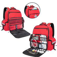 Carregar imagem no visualizador da galeria, CURMIO Botiquín de Primeros Auxilios, Mochilla de Primeros Auxilios, Bolsa Emergencias Rojo, Botiquín Mochilla, Funcional y Práctico, Bolsa Vácia
