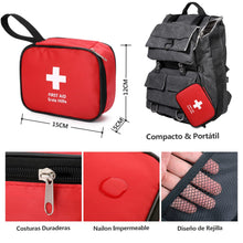 Carregar imagem no visualizador da galeria, HONYAO® Botiquín de Primeros Auxilios 90 Piezas, Mini Kit Primeros Auxilios, Botiquin Pequeño para Coche Casa Lugar Trabajo Mochila y Acampar Senderismo Viaje
