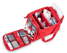 Carregar imagem no visualizador da galeria, Elite Bags, Macuto botiquín de primeros auxilios, Jumble´s, Mochila de emergencias, 20x37x25cm, Maletín de emergencias,Lavable, Varios compartimentos, Bolsa de emergencia, Loneta, Rojo
