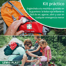 Carregar imagem no visualizador da galeria, LEWIS PLAST Kit Completo De Primeros Auxilios 92 Piezas De Primeros Auxilios Al Aire Libre - Kit Que Cumple Con Las Normas Europeas Para Interiores Y Actividades Al Aire Libre
