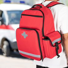 Carregar imagem no visualizador da galeria, CURMIO Botiquín de Primeros Auxilios, Mochilla de Primeros Auxilios, Bolsa Emergencias Rojo, Botiquín Mochilla, Funcional y Práctico, Bolsa Vácia
