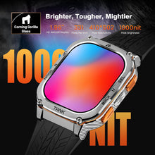 Carregar imagem no visualizador da galeria, KOSPET Tank M3 Ultra Prateado - Relógio Inteligente para homem, 1.96&quot; AMOLED, GPS, Bluetooth, Resistente 5ATM, Corpo em Aço Inoxidável, 170+ Modos Desportivos, Android/iOS
