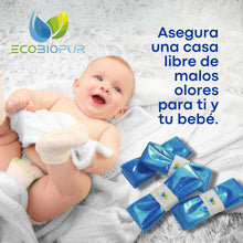 Carregar imagem no visualizador da galeria, EcoBioPur Pack de 10 Unidades Recambios Compatibles con Tommee Tippee Sangenic Tec, Simplee y Twist &amp; Click – Bolsas Antiodor Resistentes para Pañales
