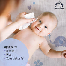 Carregar imagem no visualizador da galeria, Marca Amazon - Mama Bear Toallitas para bebés sensibles, Sin fragancia, 1008 Unidad, 18 Paquetes de 56
