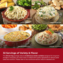 Carregar imagem no visualizador da galeria, 32 Serving Family 72 Hour Emergency Food Supply Kit - 8 Lbs - Disaster Relief - Survival Preparedness Supplies - Dehydrated / Freeze Dried Food Storage by Legacy Premium Food Storage

