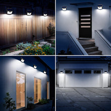 Carregar imagem no visualizador da galeria, Luz Solar Exterior【6 Paquete】, 3 Modos Luz Solar Exterior Jardin con Sensor de Movimiento, IP65 Impermeable Focos Led Exterior Solares para Jardín, Garaje, Calle, Patio, Caminos, Puertas Delanteras
