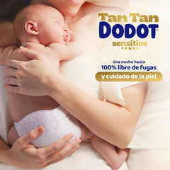 Dodot Sensitive Tamanho 1 (2-5 kg) 58 fraldas | proteção suave para recém-nascidos, máxima absorção e cuidados com o bebé