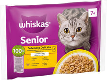 Carregar imagem no visualizador da galeria, Whiskas Comida húmida em gelatina para gatos seleção de aves 13 x 4 saquetas x 85 g
