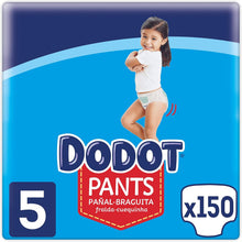 Laden Sie das Bild in den Galerie-Viewer.Dodot Bebé Pants Pañales, Talla 5, 12-17 kg, 150 Pañales, Pañal-Braguita con Ajuste 360° Anti-Fugas, Pack Mensual (Cópia)
