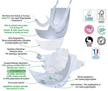Carregar imagem no visualizador da galeria, Love &amp; Green – Pañales hipoalergénicos 0% para bebé, 23 pañales, talla 1
