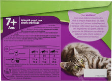 Carregar imagem no visualizador da galeria, Whiskas 7+ 12 X 100g Comida para Gatos, Sabores: Frango, Salmão, Carne e Atum - Alimento Completo e Balanceado com Ingredientes Naturais
