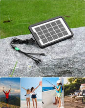 Carregar imagem no visualizador da galeria, QWORK® Mini Panel Solar USB para Teléfono - 3.5W 6V 600mA Impermeable IP65 - para Senderismo, Camping, Actividades al Aire Libre
