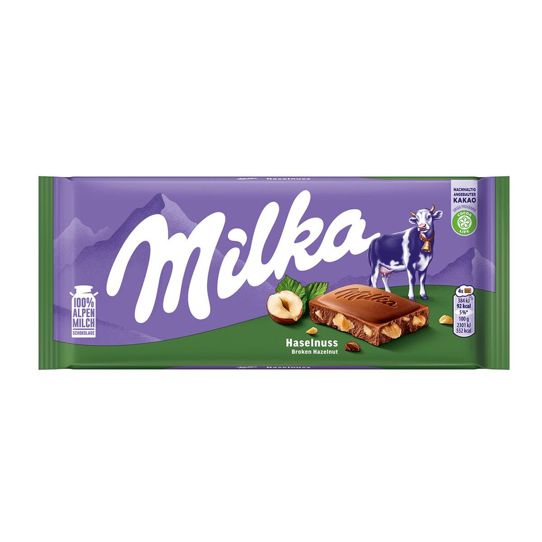 Milka Tablete de Chocolate de Leite com Avelã 100g