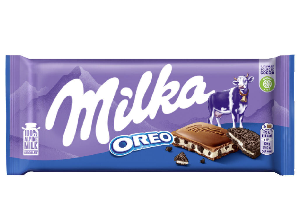 Milka Tablete de Chocolate Oreo 100g