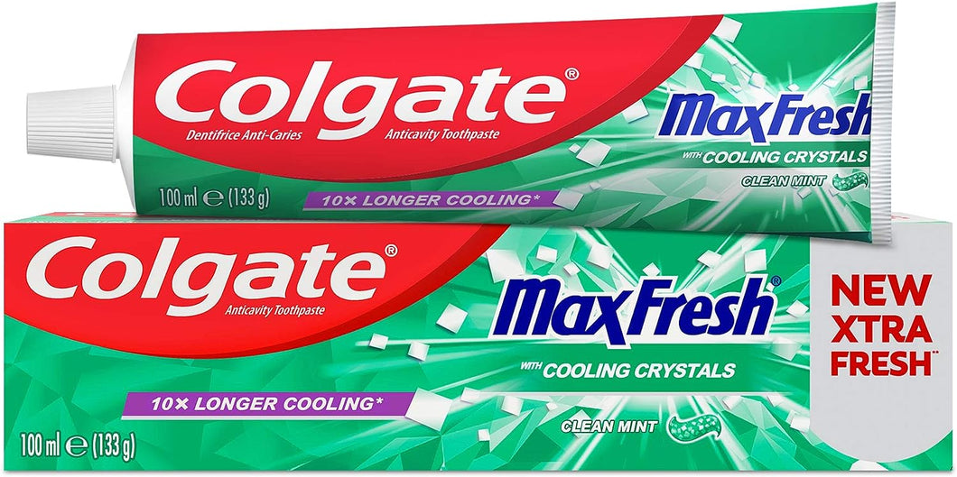 Pasta de Dentes Colgate Max Fresh with Cooling Crystals - Clean Mint 100ml