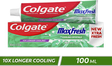Carregar imagem no visualizador da galeria, Pasta de Dentes Colgate Max Fresh with Cooling Crystals - Clean Mint 100ml
