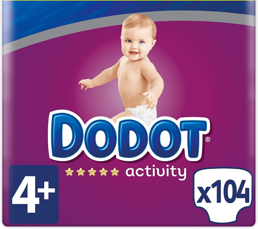 Dodot Fraldas Activity Extra T4+, 10 - 15kg, 2 x 52, 104 unidades