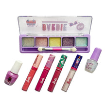 Carregar imagem no visualizador da galeria, Kit de beleza Sence Barbie para meninas com 7 peças, conjunto de maquiagem infantil com brilho labial, sombra, esmalte e muito mais, presente para meninas acima de 6 anos
