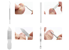 Carregar imagem no visualizador da galeria, Conjunto de Manicure e Pedicure em Aço Inoxidável de 26 Peças - Beleza e Qualidade no Cuidado Pessoal
