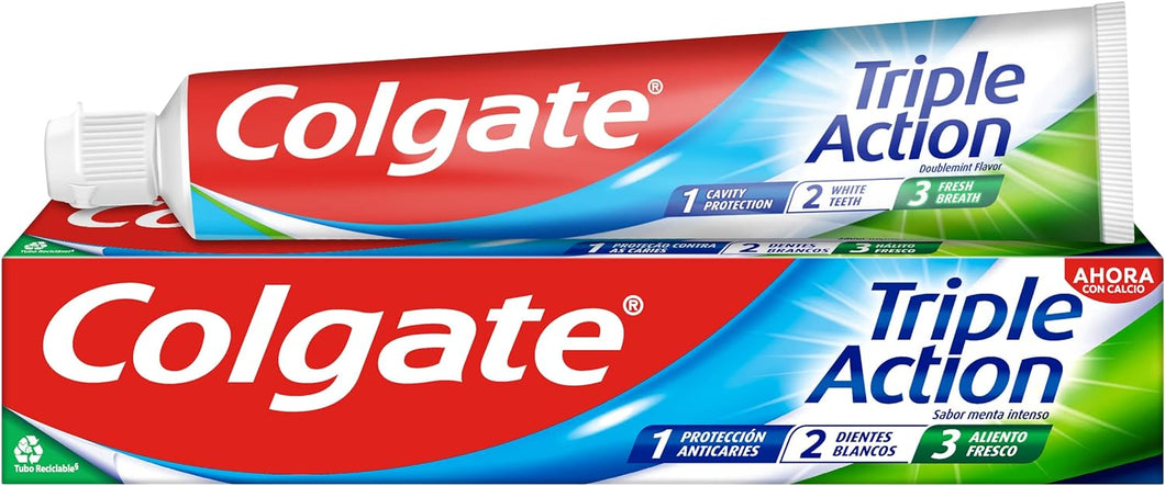Pasta de Dentes Colgate Tripla Ação 100ml - Proteção Dental Avançada