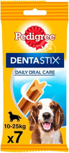 Carregar imagem no visualizador da galeria, Pedigree - Pack 10 X 180g - Dentastix X7 Snack Dental para Higiene Oral de Cães Médios 1.180g
