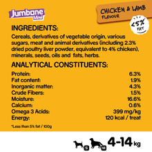 Carregar imagem no visualizador da galeria, Pedigree - Jumbone Mini X4 Sabor Frango e Cordeiro - Deliciosa Mastigação com Baixo Teor de Gordura e Nutrientes Essenciais para Cães Pequenos 160g
