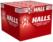 Carregar imagem no visualizador da galeria, Halls Morango: Caixa Completa com 480 Unidades, 24 Pacotes de 20 Sticks de 32g, 15.360g
