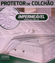 Carregar imagem no visualizador da galeria, Protetor de Colchão Impermeável 100% PU - Algodão e Poliéster - Proteção Duradoura para o Seu Colchão
